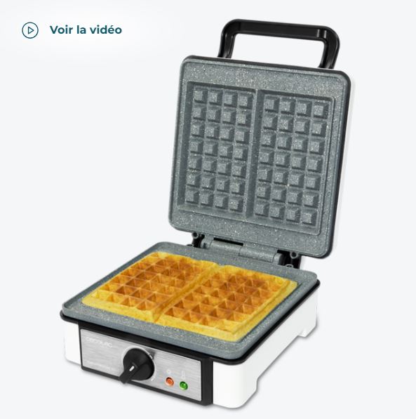 Petit électroménager gaufrier CECOTEC Fun Gofrestone Double infinytech Réunion 01