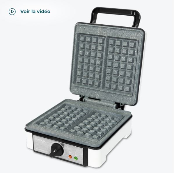Petit électroménager gaufrier CECOTEC Fun Gofrestone Double infinytech Réunion 02