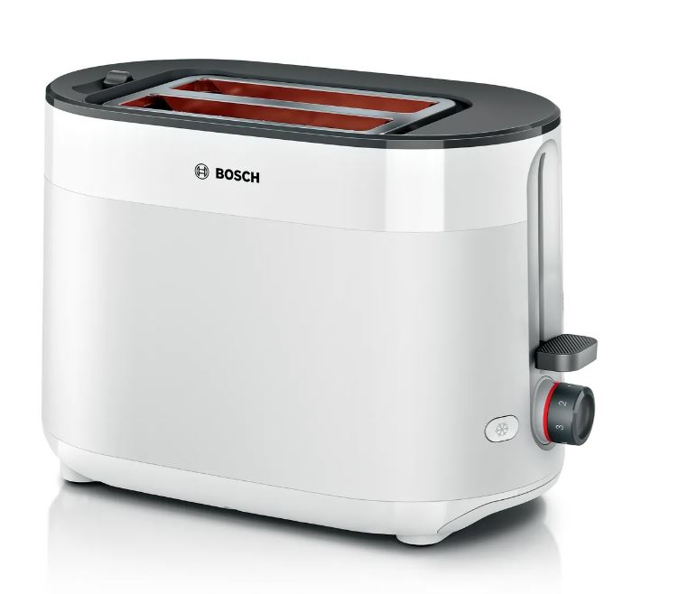 Petit électroménager grille-pain BOSCH TAT2M121 Blanc infinytech Réunion 01