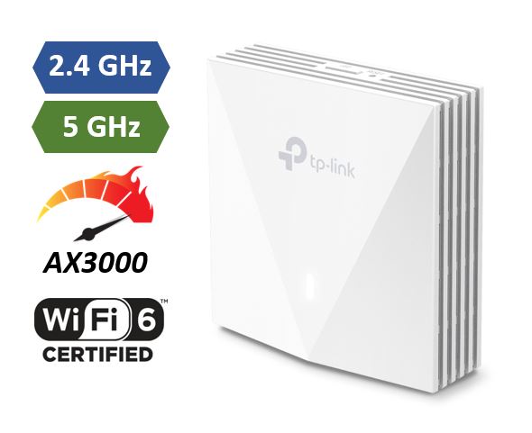 Matériels informatique point daccès TP-LINK EAP650-Wall AX3000 infinytech Réunion 01