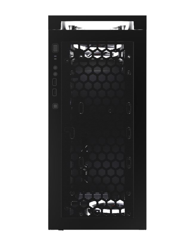 Matériels informatique boitier M.RED ELITE WHITE Rainbow ARGB MR-007 infinytech Réunion 04