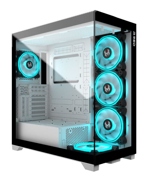 Matériels informatique M.RED Radiant X Blanc infinytech Réunion 01