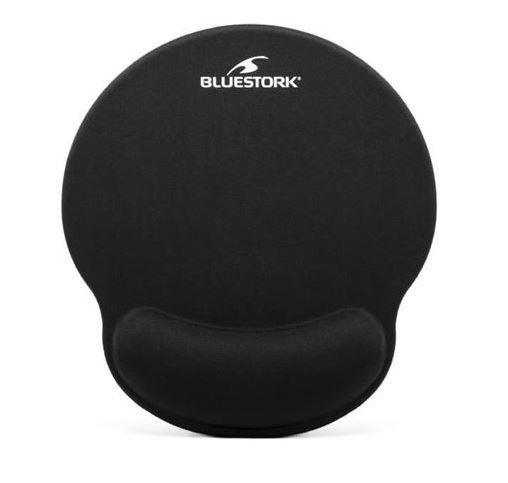 Matériels informatique tapise souris avec repose-poignet BLUESTORK PAD ERGO Noir infinytech Réunion 01