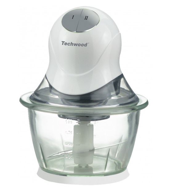 Petit électroménager mini hachoir bol en verre TECHWOOD THA-082 600ml 400W infinytech Réunion 01