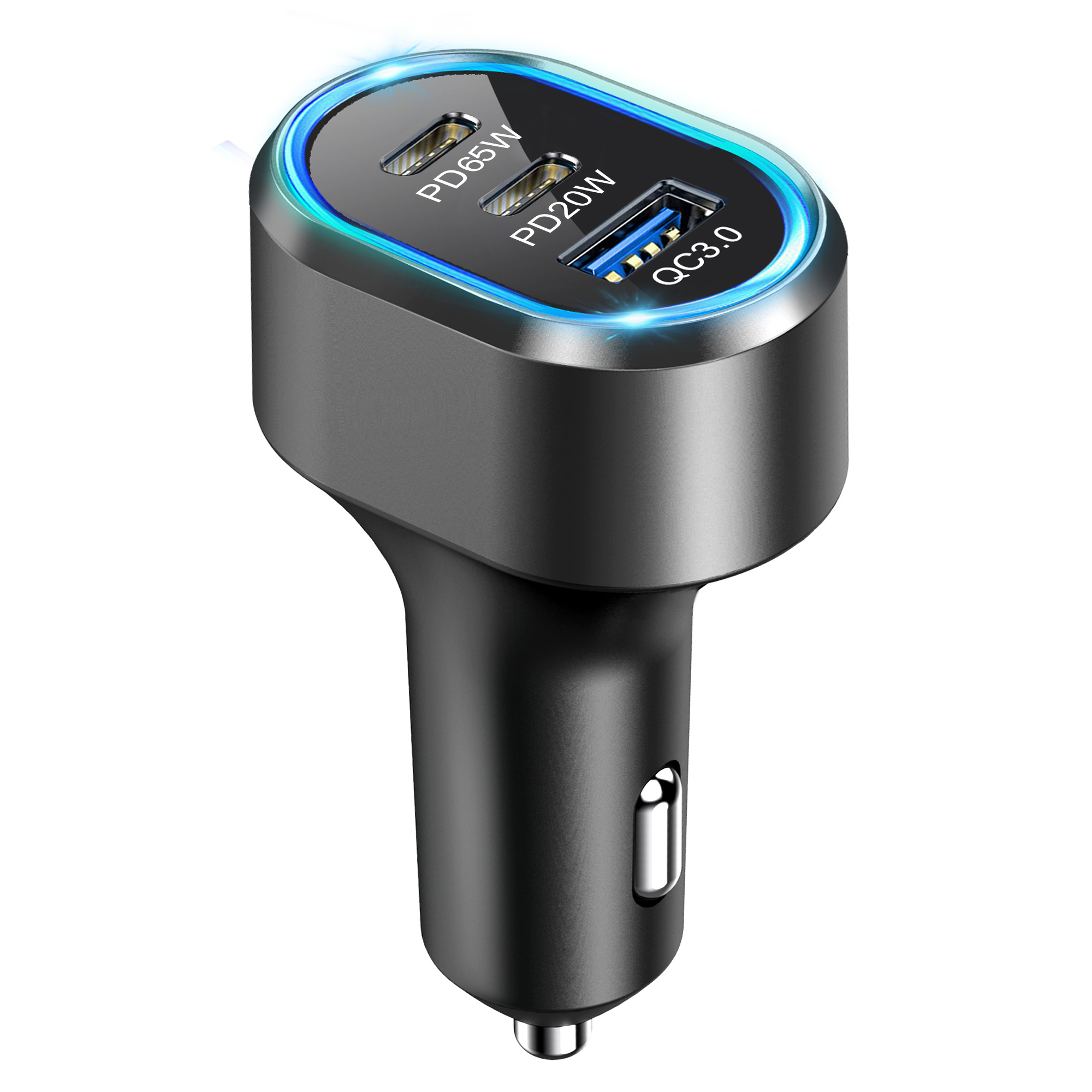 Accessoires auto chargeur allume-cigare CALIBER PS27  USB QC3.0 18W et USB C 65W et USB C 20W infinytech Réunion 01