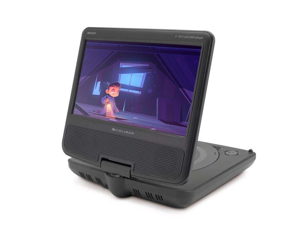 Matériels vidéo lecteur DVD portable CALIBER MPD107 7 pouces avec USB Noir infinytech Réunion 02