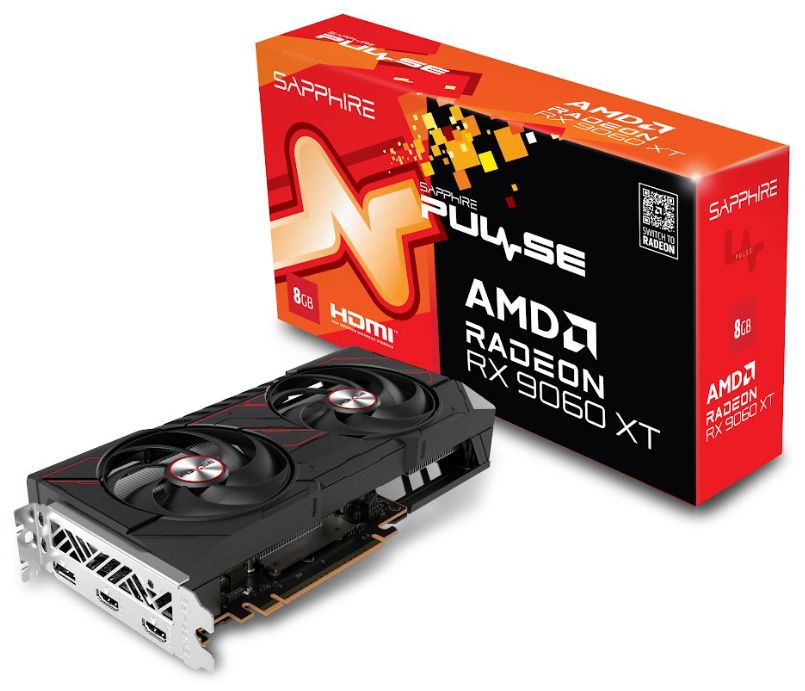 Matériels informatique carte graphique Sapphire Pulse Radeon RX 9060 XT GAMING OC 8GB infinytech Réunion 01