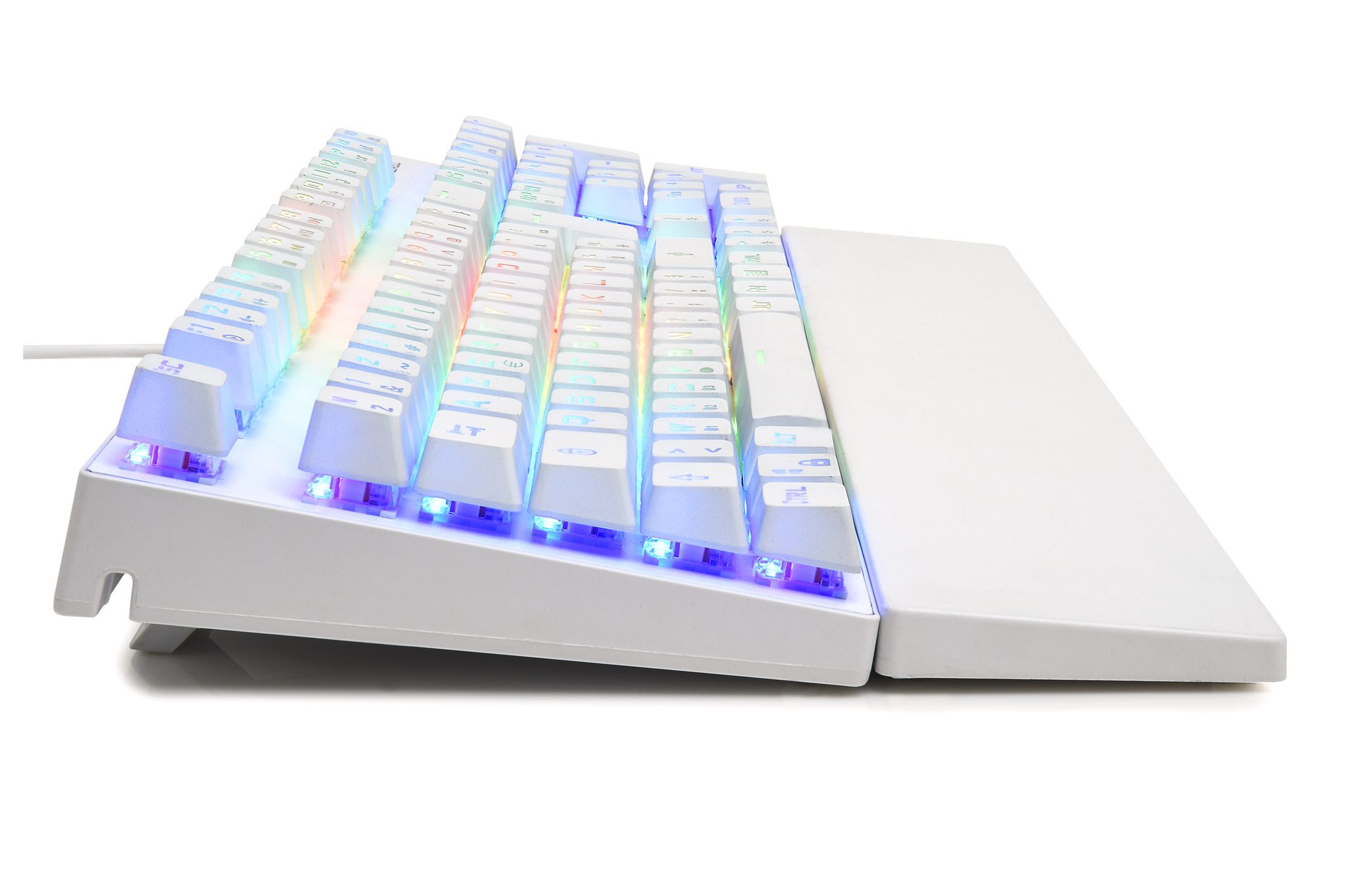 Matériels informatique clavier THE G-LAB KEYZ RUBIDIUM Blanc infinytech Réunion 03