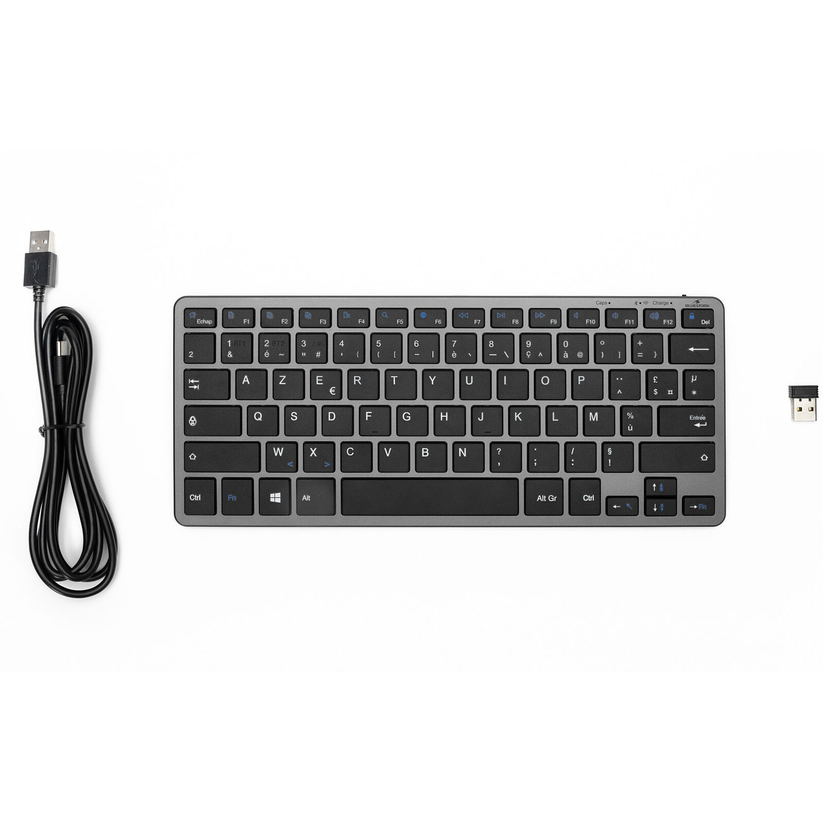 Matériels informatique clavier BLUESTORK KB Mini PC Gris infinytech Réunion 03