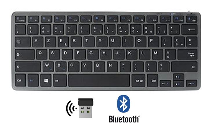 Matériels informatique clavier BLUESTORK KB Mini PC Gris infinytech Réunion 01