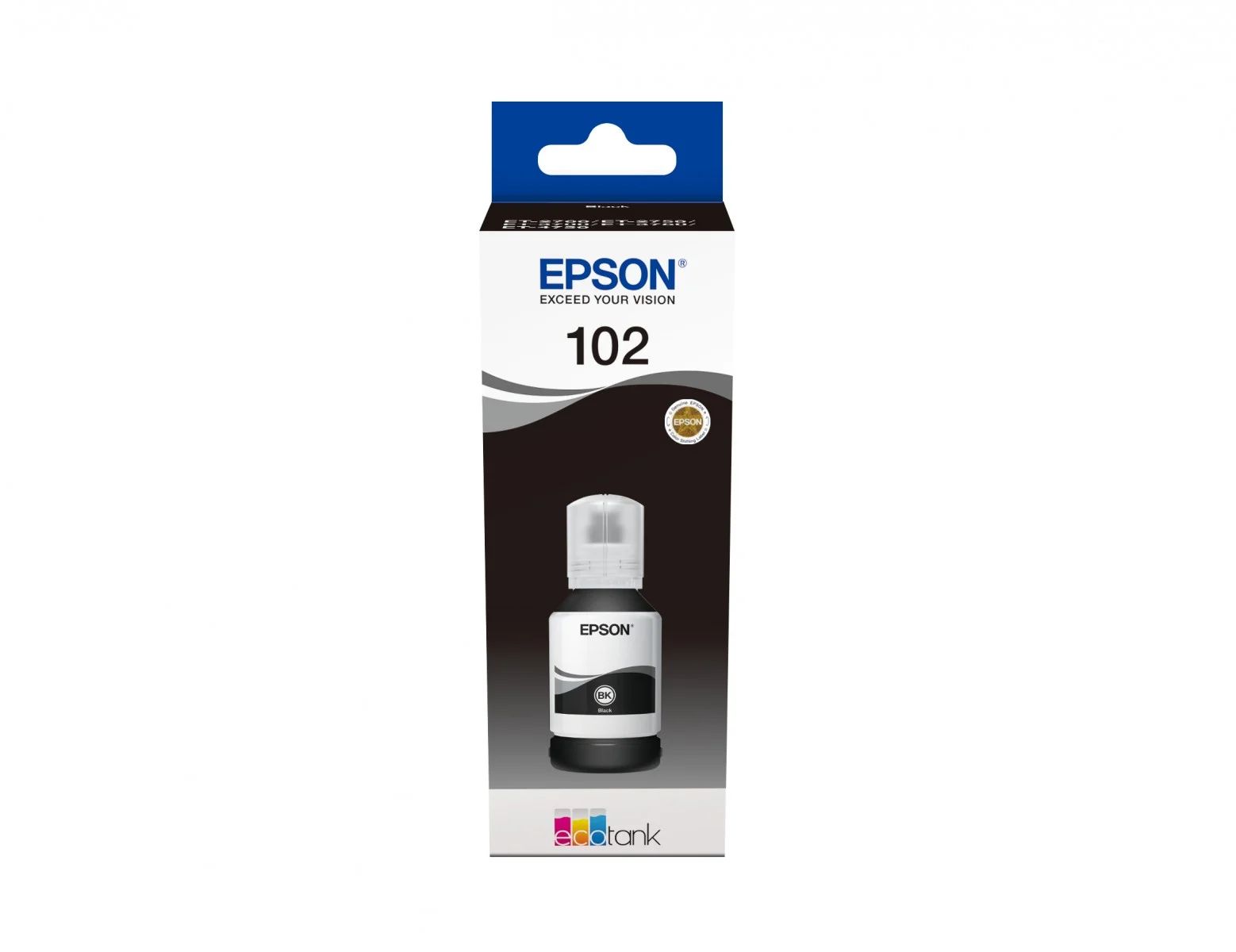 Consommables informatique cartouche dencre EPSON Ecotank 102 Noire C13T03R140 infinytech Réunion 01