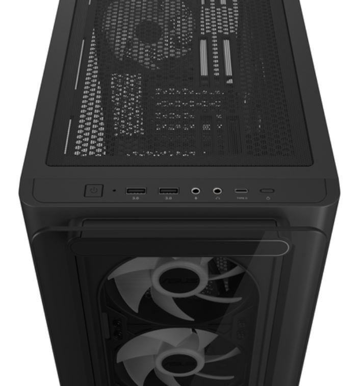 Matériels informatique boitier pc ASUS A23 PLUS TG noir infinytech Réunion 05