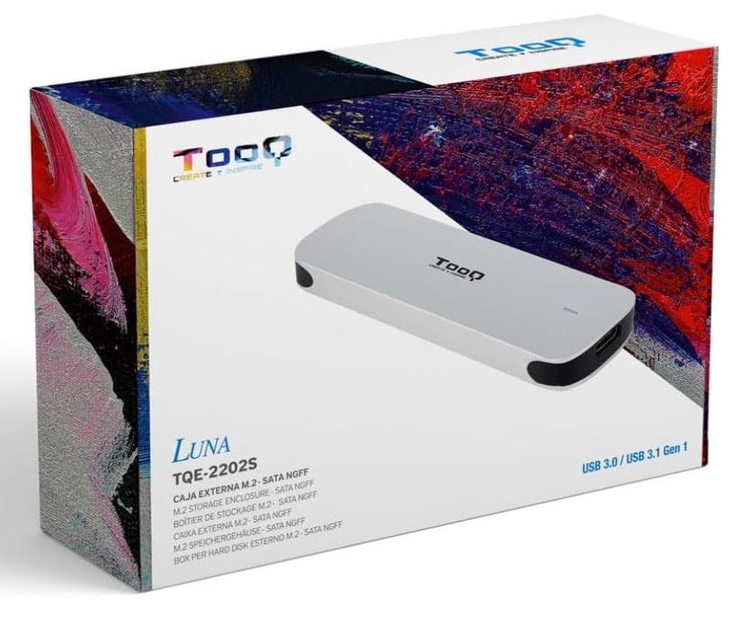 Matériels informatique boitier externe pour SSD Tooq TQE-2202 infinytech Réunion 03