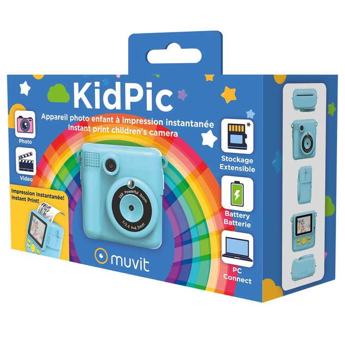 Appareil photo enfant MUVIT KidPic Bleu infinytech Réunion 04