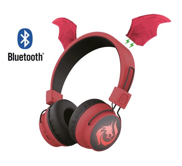 Matériels audio casque pour enfant MUVIT Dragon Bluetooth infinytech Réunion 01