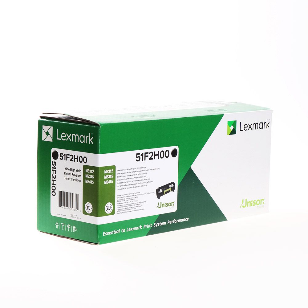 Consommables informatique toner LEXMARK 51F2H00 Noir infinytech Réunion 01