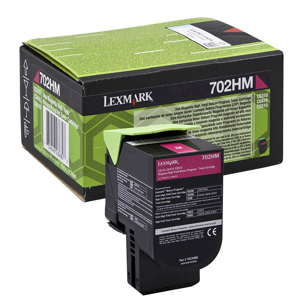 Consommables informatique toner LEXMARK 70C2HME Magenta infinytech Réunion 01