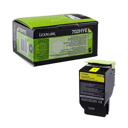 Consommables informatique toner LEXMARK 70C2HYE Jaune infinytech Réunion 01