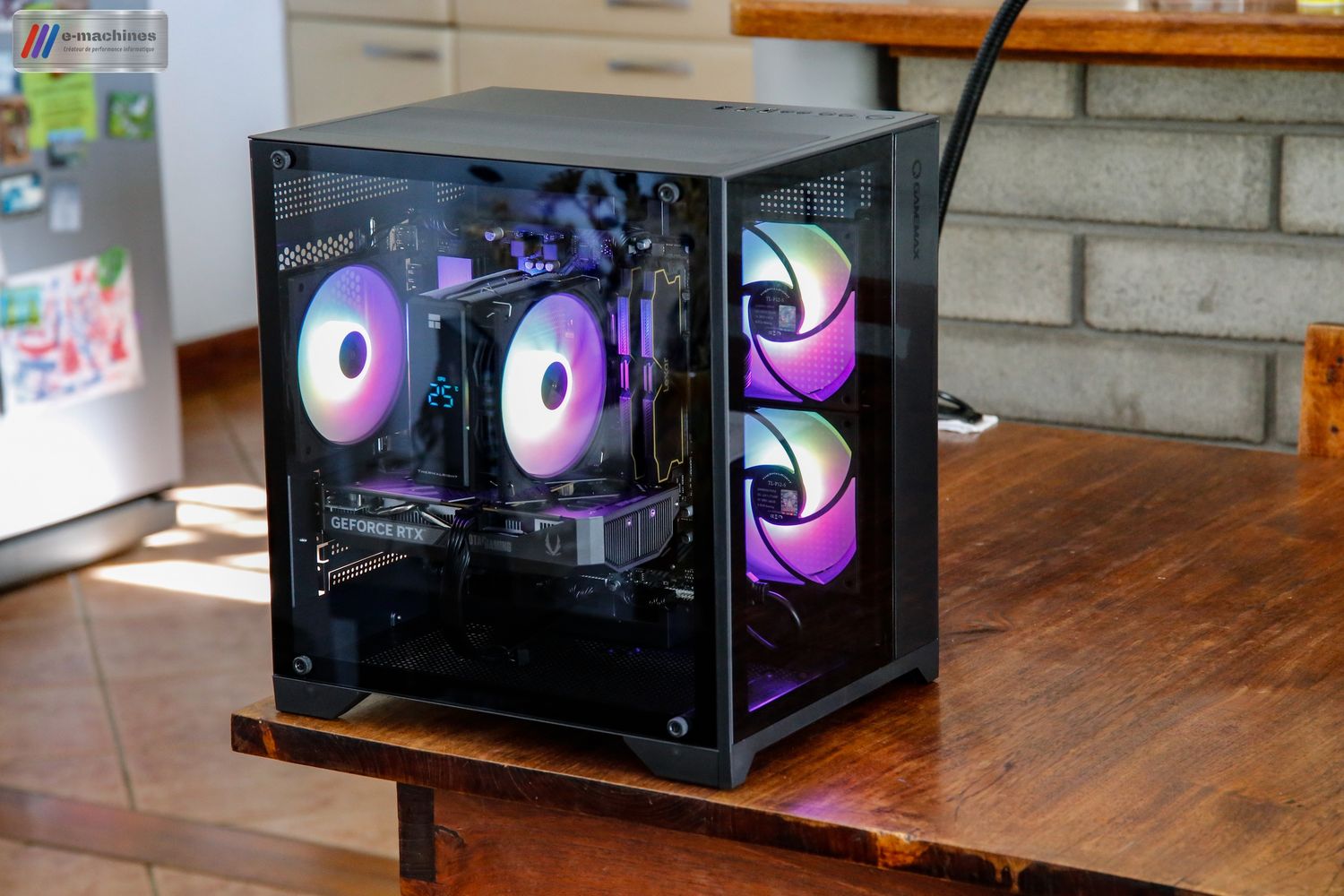 Mini cube Gamemax Infinity Ryzen 8400F RTX 5060 infinytech Réunion 03
