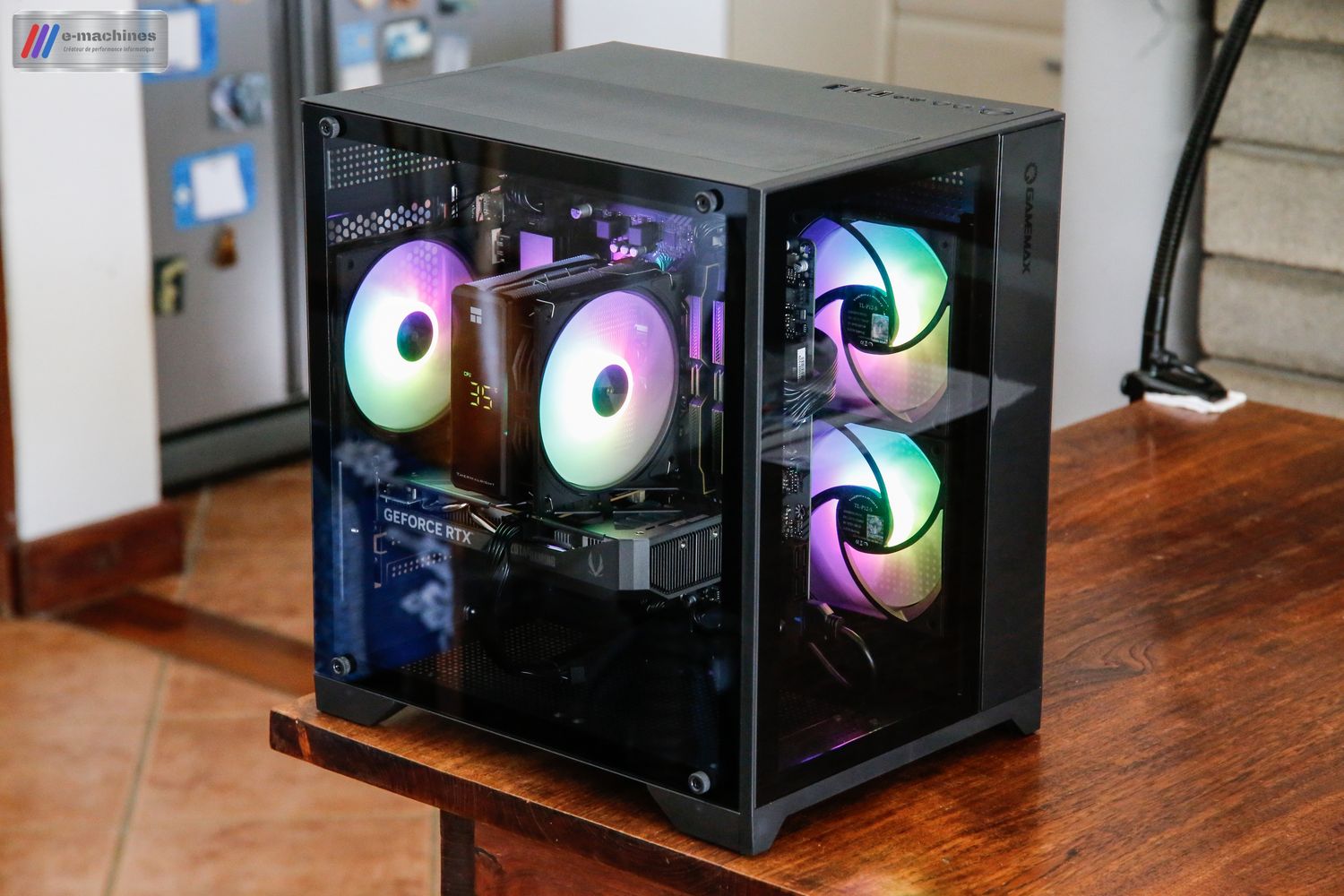 Mini cube Gamemax Infinity Ryzen 8400F RTX 5060 infinytech Réunion 01