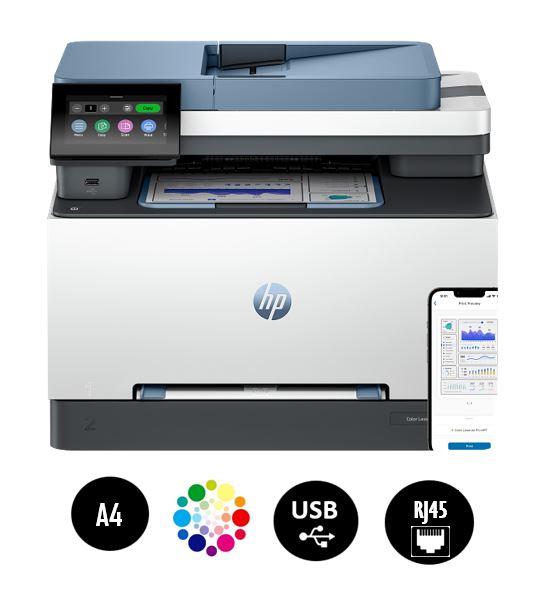 Matériels informatique imprimante laser multifonction HP Color LaserJet Pro 3303fdn infinytech Réunion 01