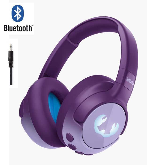 Matériels audio casque pour enfants FRESH n REBEL Clam Junior Bluetooth Violet infinytech Réunion 01
