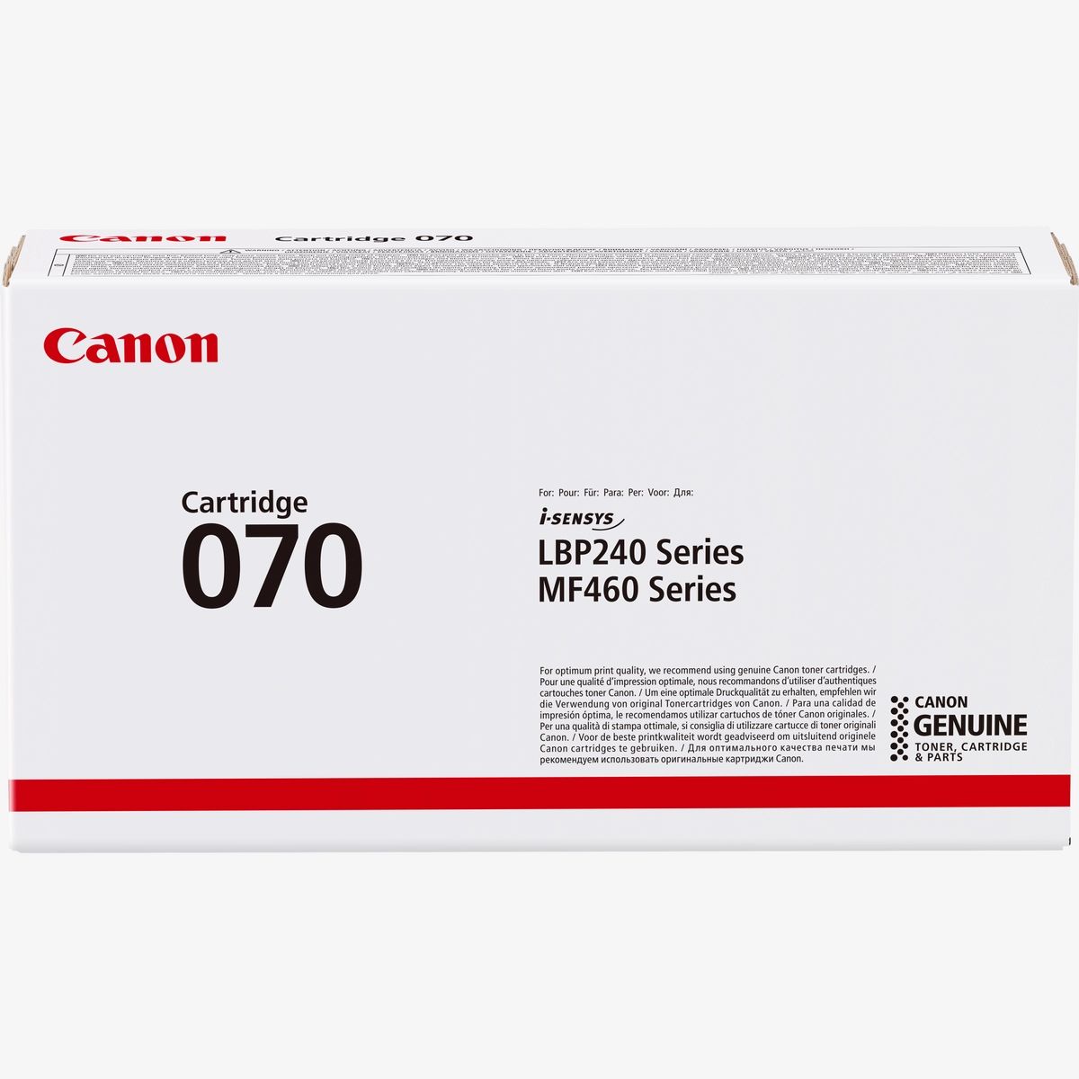 Consommables informatique toner Canon 070 Noir infinytech Réunion 01
