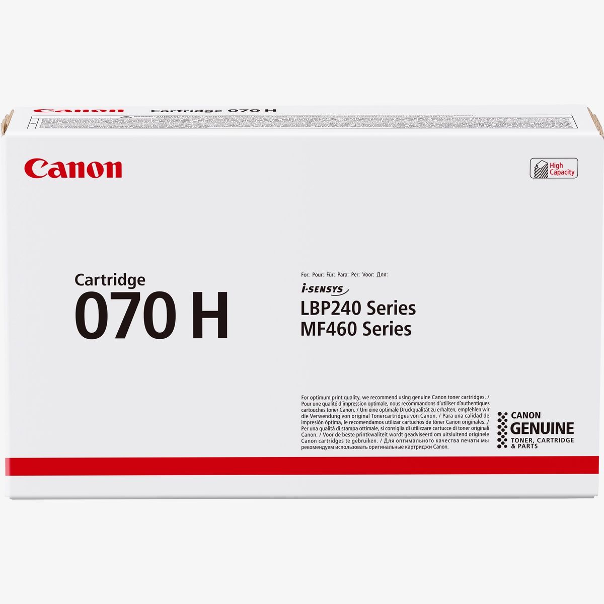 Consommables informatique toner Canon 070H Noir infinytech Réunion 01