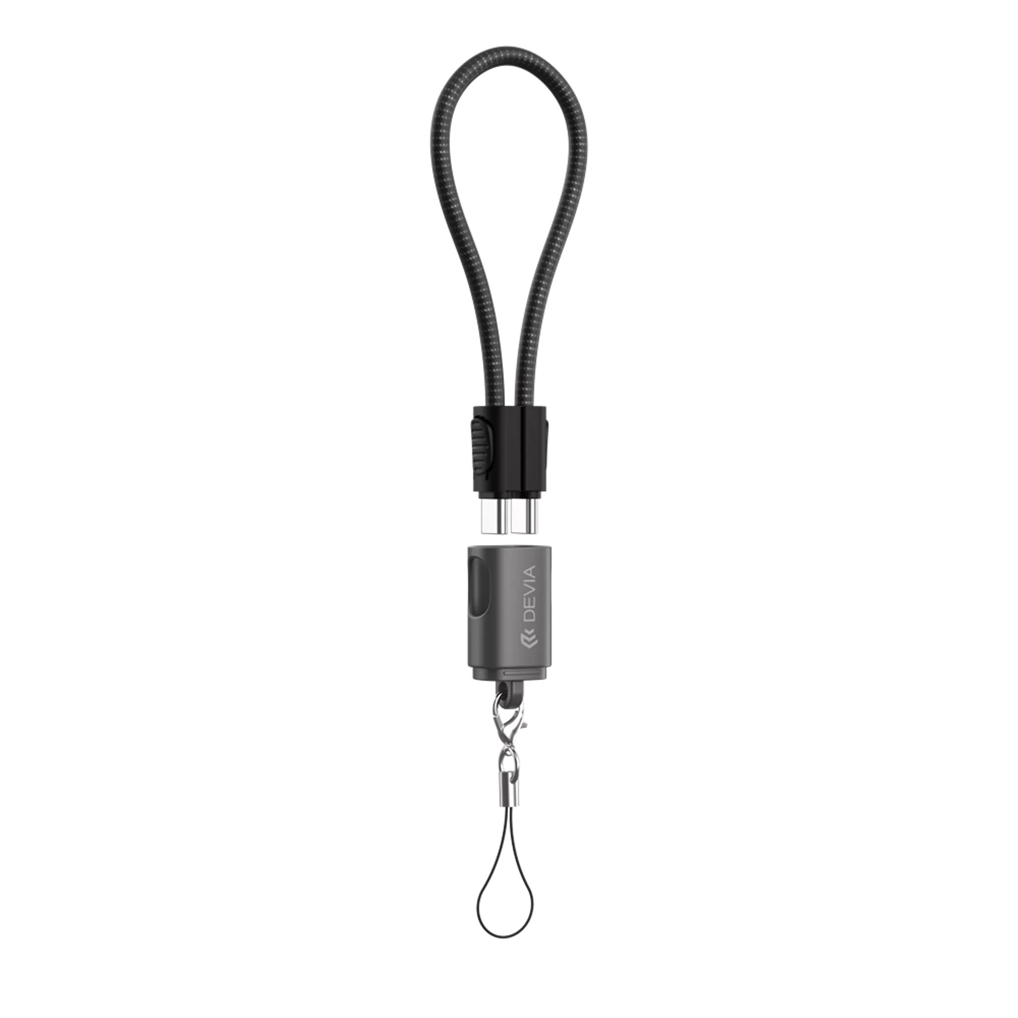 Accessoires téléphonie câble DEVIA Ultra10 USB-C Mâle Mâle 20cm infinytech Réunion 01
