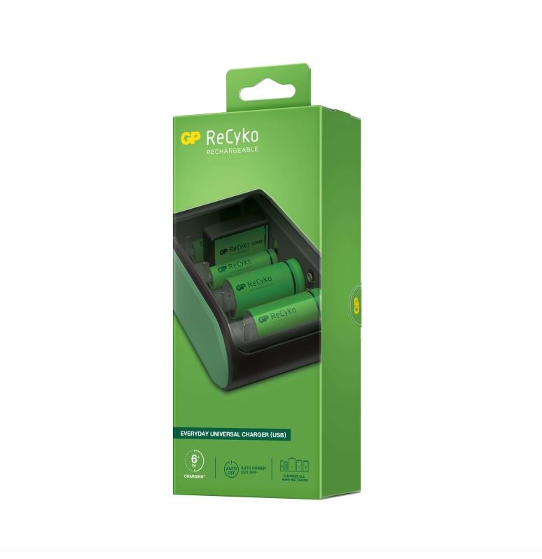 Matériels informatique chargeur de piles GP ReCyko Universal infinytech Réunion 03