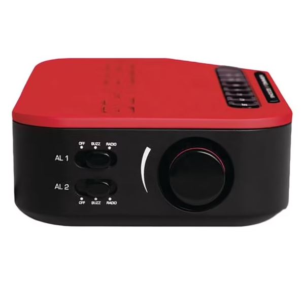 Petit électroménager Radio-réveil Schneider SC310R Rouge infinytech Réunion 03