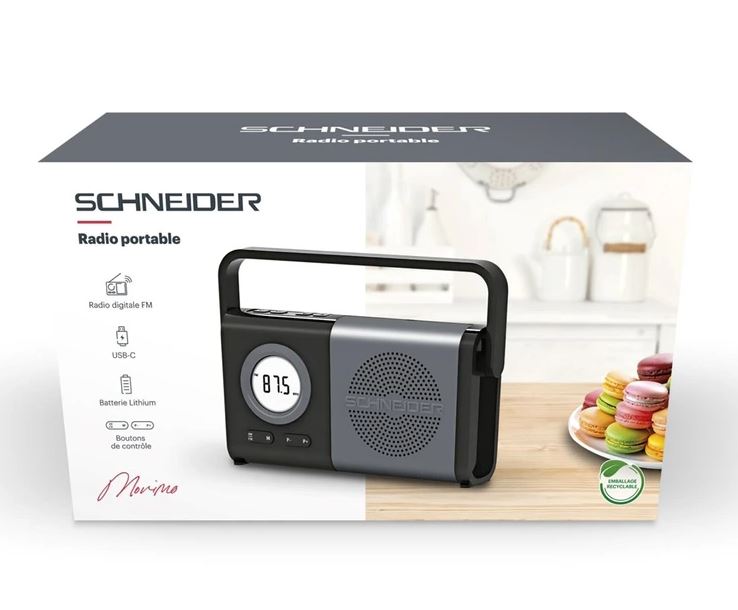 Petit électroménager radio portable SCHNEIDER SC050G infinytech Réunion 04