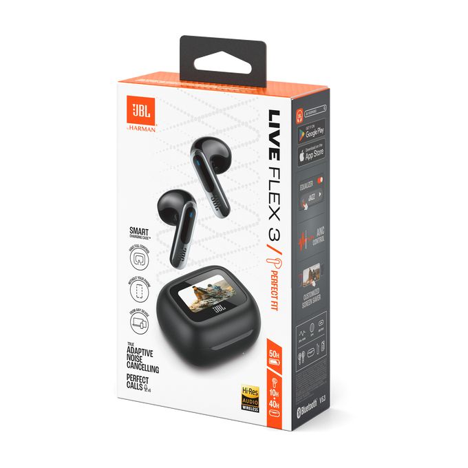 Matériels audio écouteurs JBL Live Flex3 Noir infinytech Réunion 05