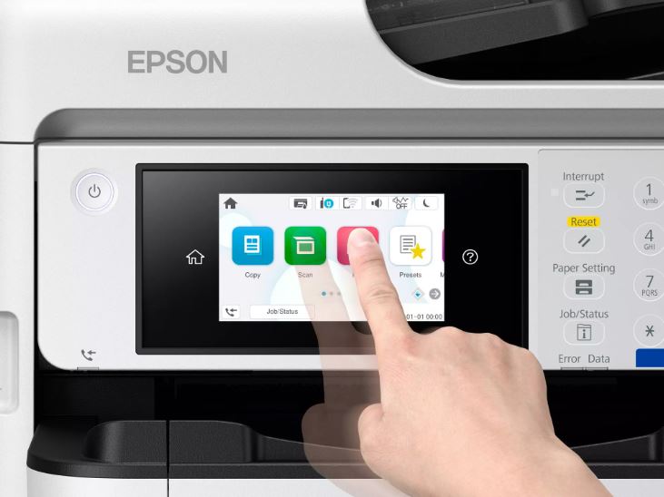Matériels informatique imprimante EPSON WorkForce Pro EM-C800RDWF infinytech Réunion 05