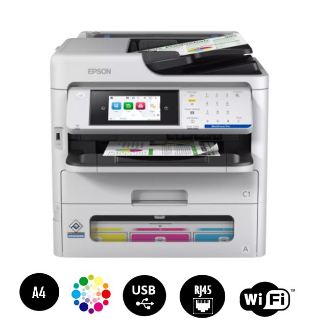 Matériels informatique imprimante EPSON WorkForce Pro EM-C800RDWF infinytech Réunion 01