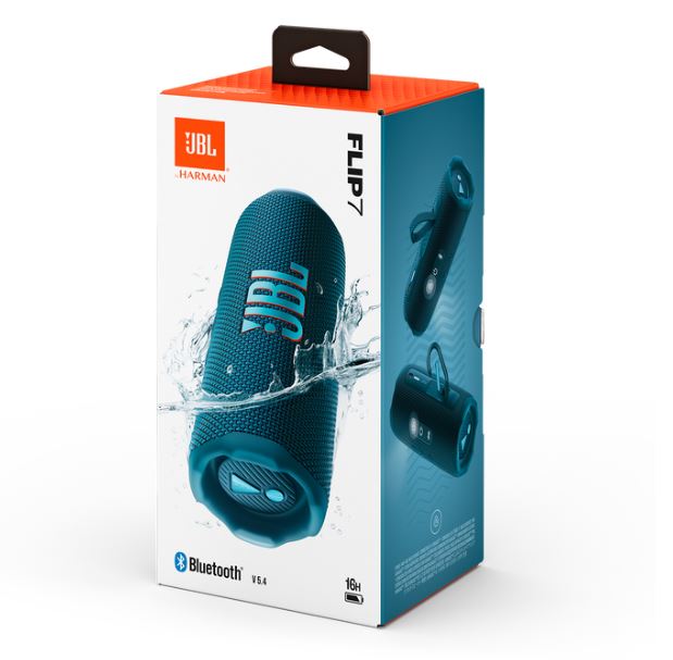 Matériels audio enceinte nomade JBL Flip7 Bleue infinytech Réunion 04