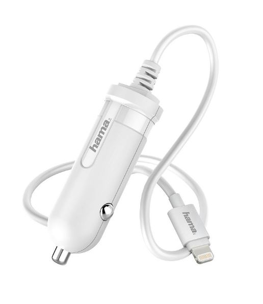 Accessoires auto chargeur allume-cigare HAMA Lightning Blanc infinytech Réunion 01