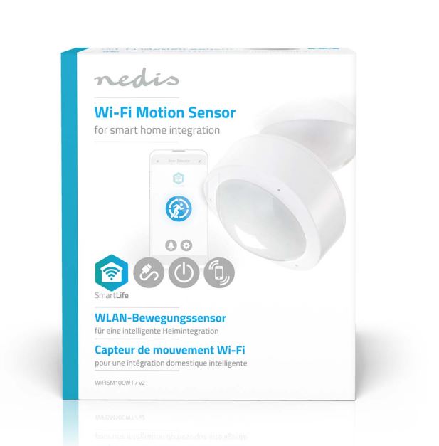 Objets connectés détecteur de mouvements NEDIS WIFISM10CWT infinytech Réunion 03