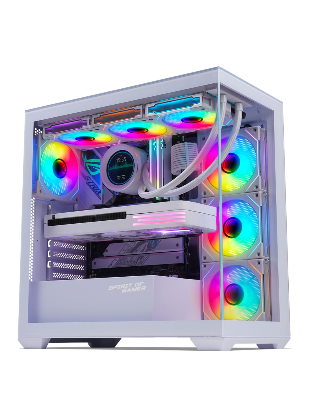 Matériels informatique boitier pc SPIRIT of GAMER SPARK ARTIC infinytech Réunion 01