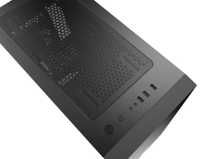 Matériels informatique boitier pc M.RED Silent Force Noir infinytech Réunion 04