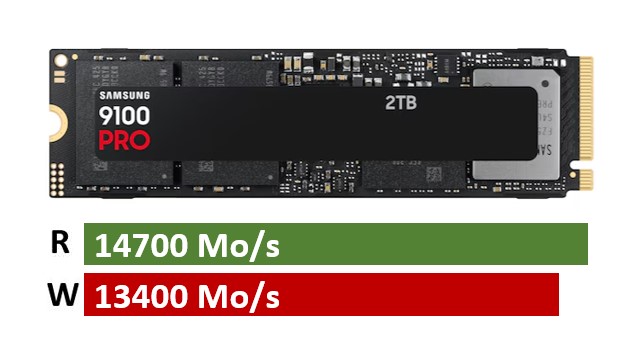 Matériels informatique disque SSD NVMe SAMSUNG 9100 PRO 2To infinytech Réunion 01