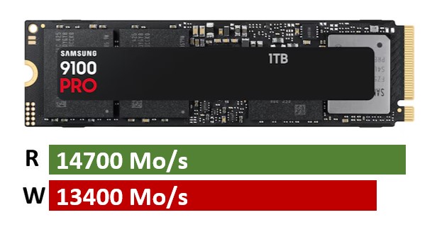 Matériels informatique disque SSD SAMSUNG 9100 PRO 1To infinytech Réunion 01