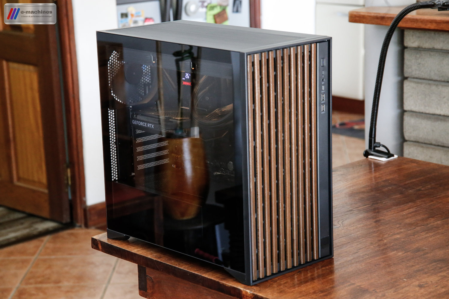 Tour NEW1 façade bois Ryzen 8700F RTX 5060Ti 16Go image 01