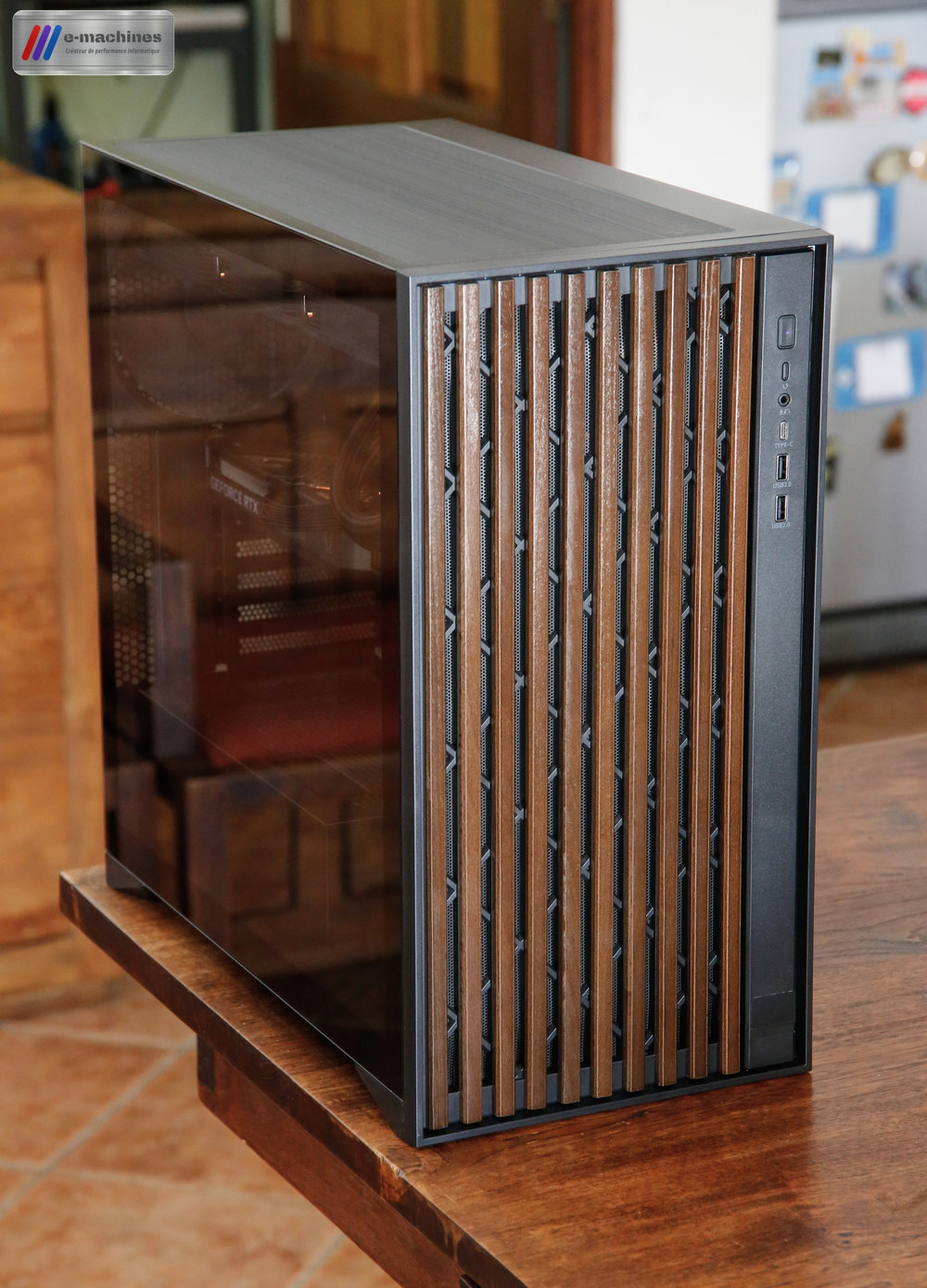 Tour NEW1 façade bois Ryzen 8700F RTX 5060Ti 16Go image 03