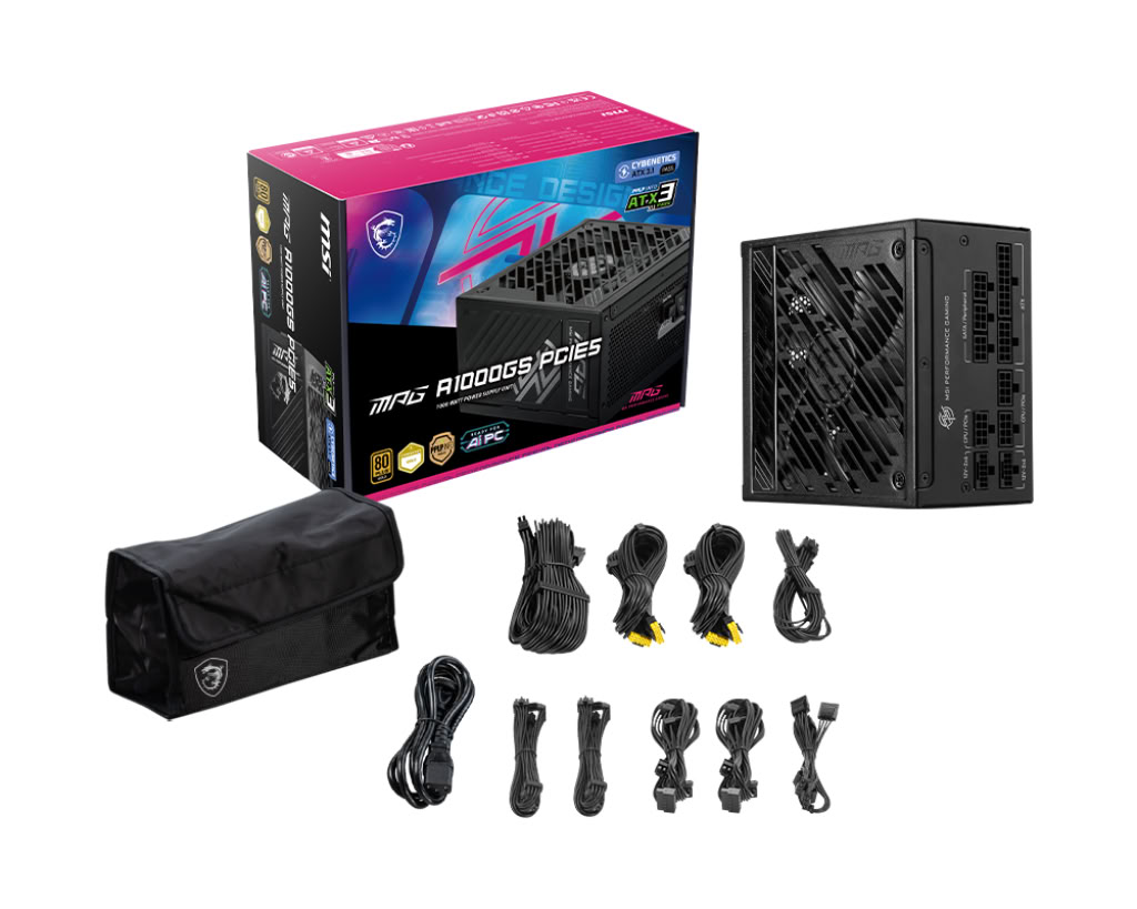 Alimentation MSI MPG A1000GS PCIE5 infinytech Réunion 05