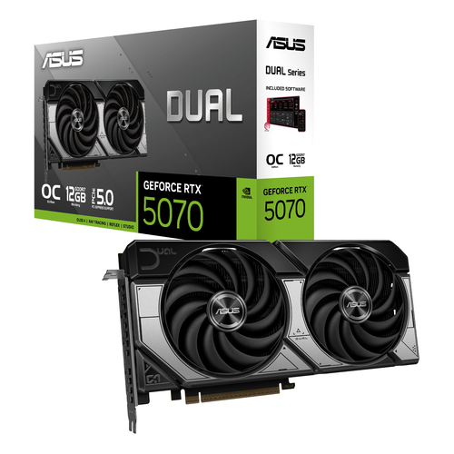 Asus Dual GeForce RTX 5070 12GB GDDR7 infinytech Réunion 01