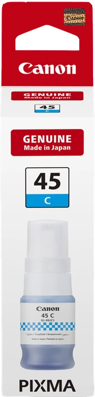 Consommables informatique cartouche dencre CANON GI-45 Cyan infinytech Réunion 01