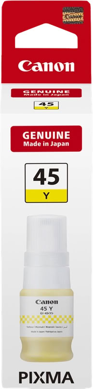 Consommables informatique cartouche dencre CANON GI-45 Jaune infinytech Réunion 01