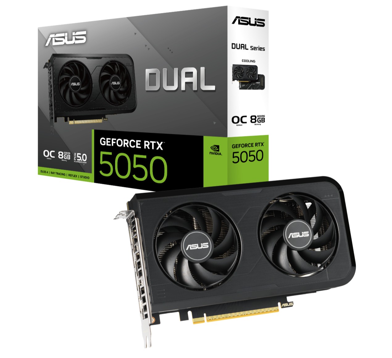 Matériels informatique carte graphique Asus Dual GeForce RTX 5050 8GB GDDR6 OC Edition infinytech Réunion 01