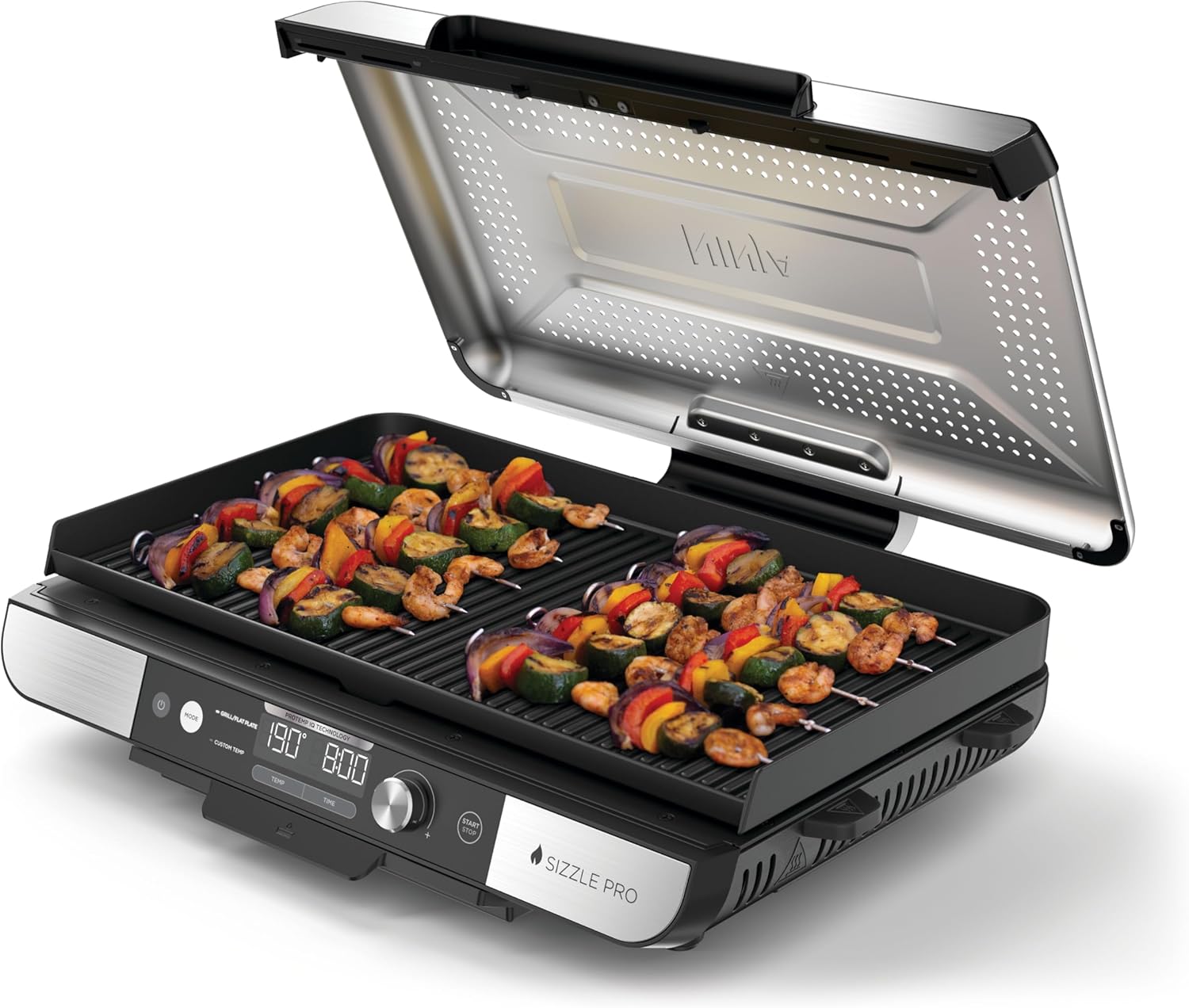 Grill électrique et plancha Ninja Sizzle Pro XL GX101EU infinytech Réunion 01